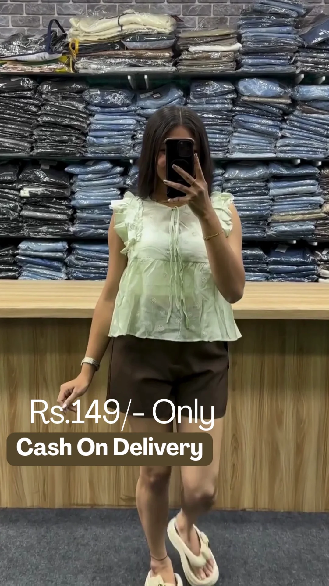 Ruffle Detail Summer Top - Breezy & Playful