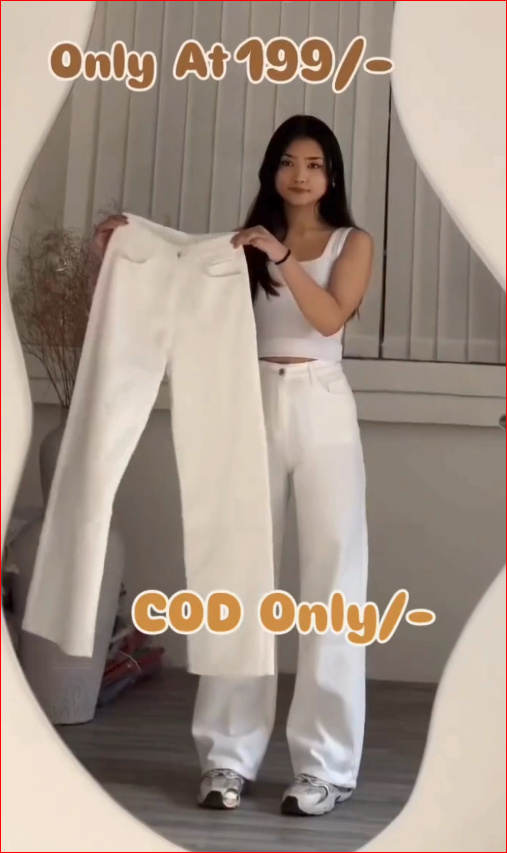 Elegant High-Waist White Wide-Leg Pants for Women