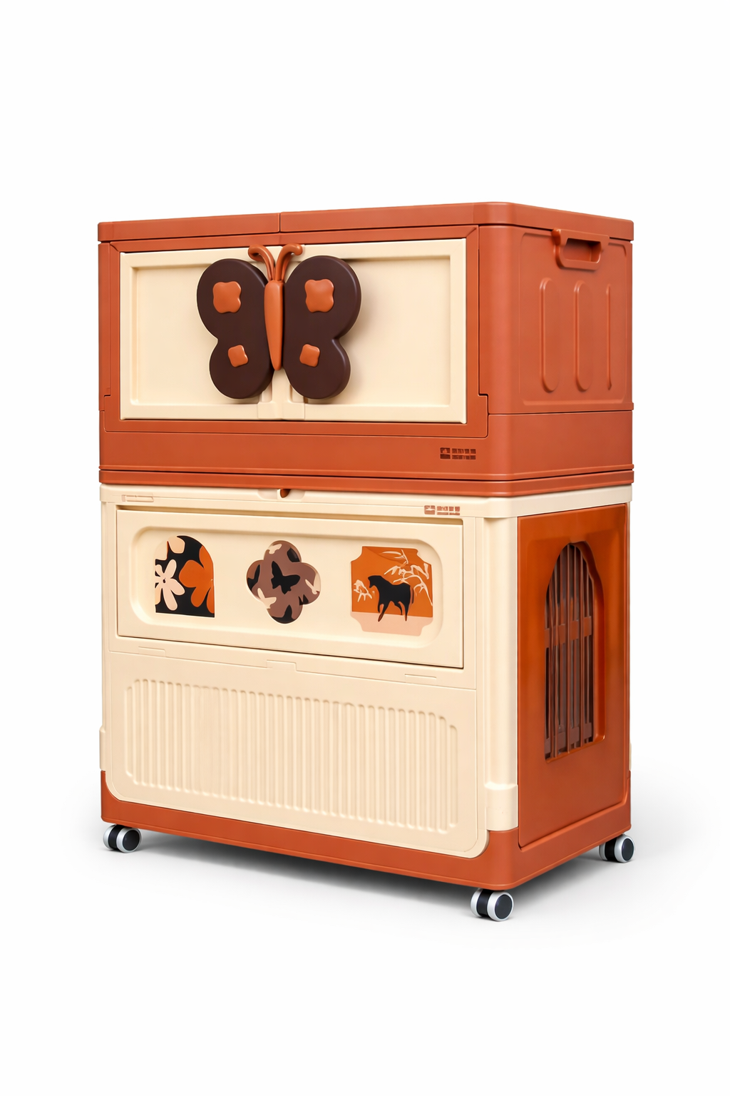 Foldable Plastic Storage Cabinet