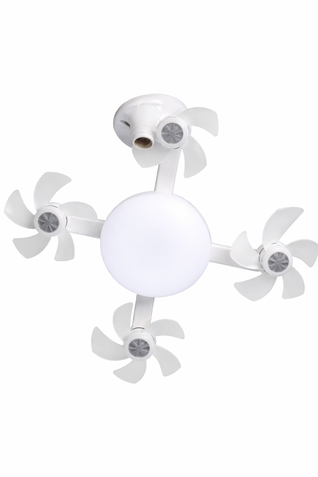 Multi-Head LED Ceiling Fan Light