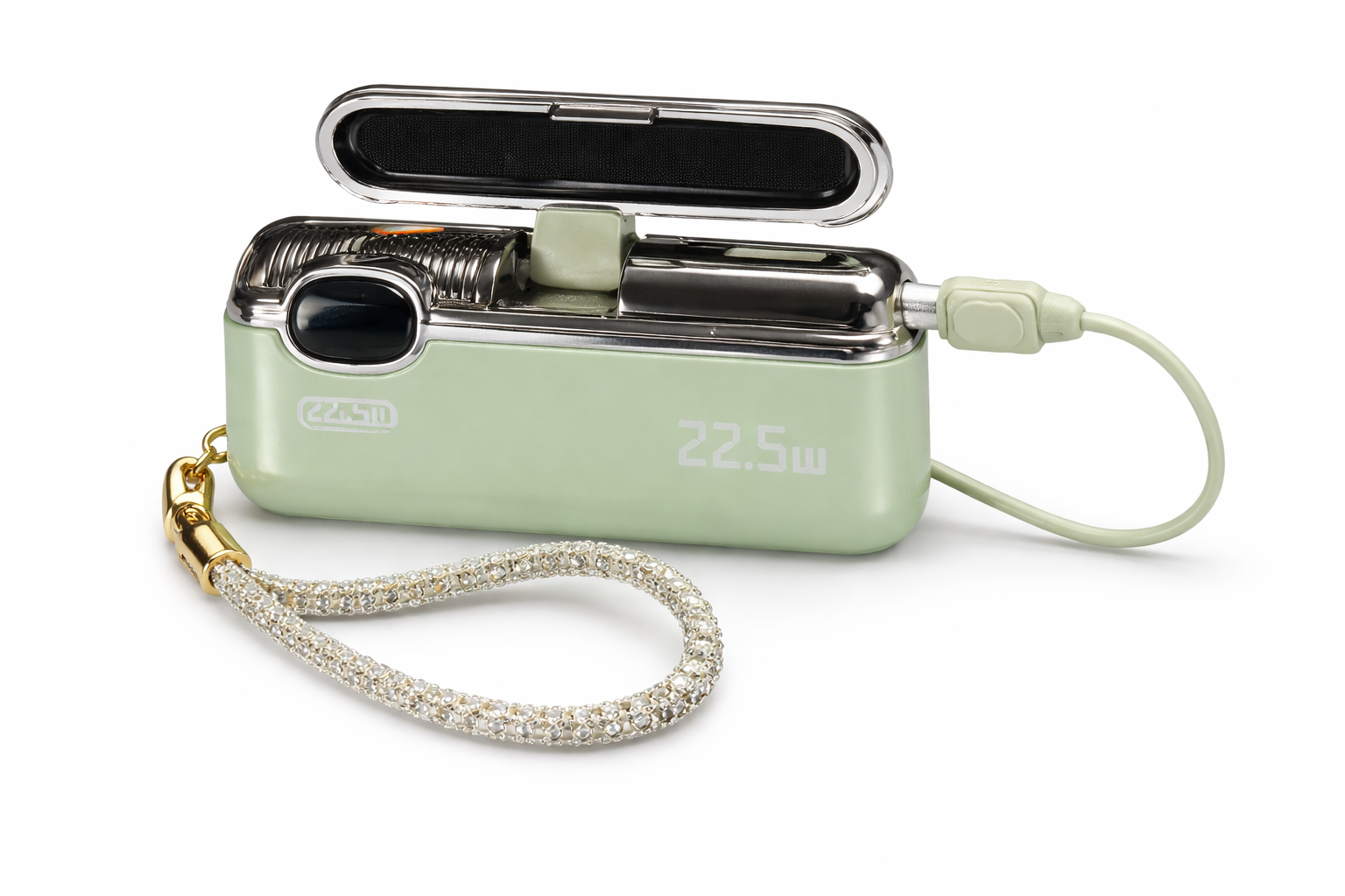 22.5W Fast Charging Power Bank with Cable