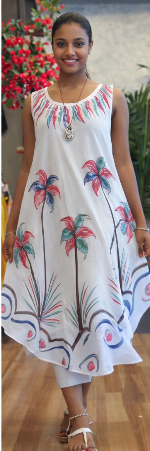 Sleeveless Printed Summer Maxi Dress for Women